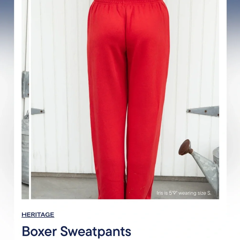 Parke Red Women's Sweatpants - Picture 3 of 3